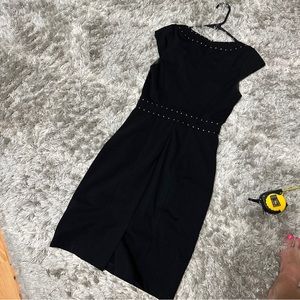 WHBM dress size 00.  Black with stud detail.   Nonsmoking.   Excellent.